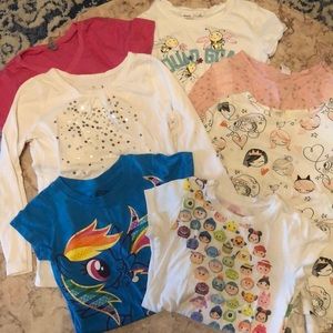Lot of 7 toddler T-shirts size 5
